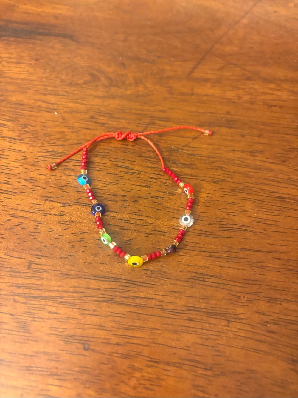 evil eye adjustable bracelet